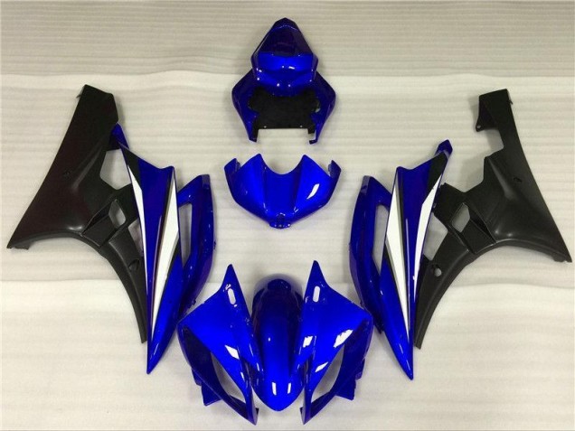 Kit Carénages Motos Complet R6 2006-2007 - Bleu Noir Vente en Gros Kit Carénages Motos Complet R6 2006-2007 - Bleu Noir Vente en Gros