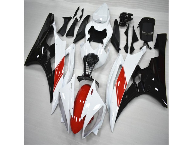 Carénage Moto R6 2006-2007 - Rouge Blanc Noir Vente en Gros Carénage Moto R6 2006-2007 - Rouge Blanc Noir Vente en Gros