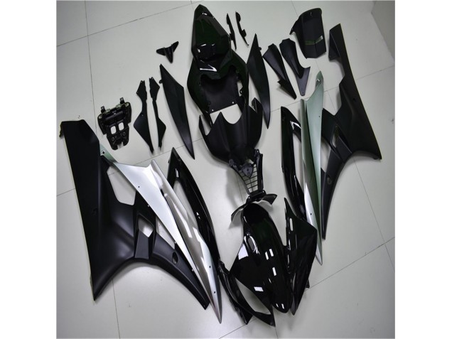 Kit Carénages Motos Complet R6 2006-2007 - Argent Noir Vente en Gros Kit Carénages Motos Complet R6 2006-2007 - Argent Noir Vente en Gros