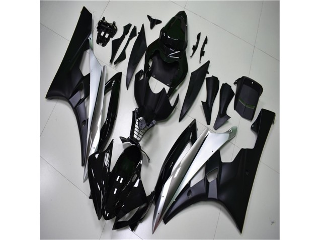 Kit Carénages Motos Complet R6 2006-2007 - Argent Noir Vente en Gros Kit Carénages Motos Complet R6 2006-2007 - Argent Noir Vente en Gros