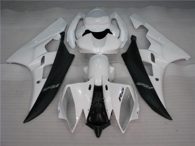 Carénages Moto R6 2006-2007 - Blanc Noir Vente en Gros Carénages Moto R6 2006-2007 - Blanc Noir Vente en Gros