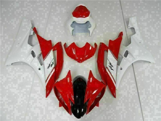 Kit Carénages Motos Complet R6 2006-2007 - Rouge Blanc Vente en Gros Kit Carénages Motos Complet R6 2006-2007 - Rouge Blanc Vente en Gros