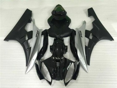 Carénage Moto R6 2006-2007 - Argent Noir Vente en Gros