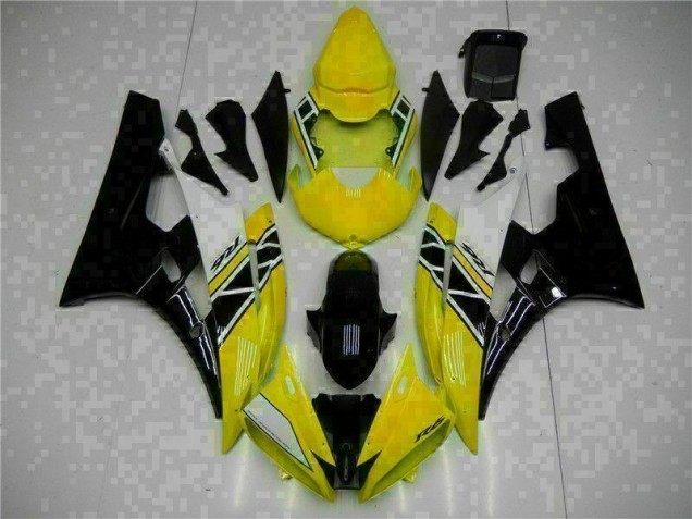 Carrosserie Moto R6 2006-2007 - Jaune Noir Vente en Gros Carrosserie Moto R6 2006-2007 - Jaune Noir Vente en Gros