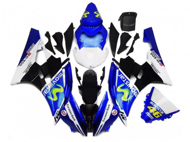 Carénage Moto R6 2006-2007 - Bleu Noir Blanc Vente en Gros