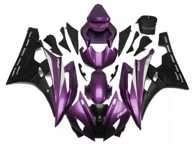 Carénage Moto R6 2006-2007 - Violet Noir Vente en Gros