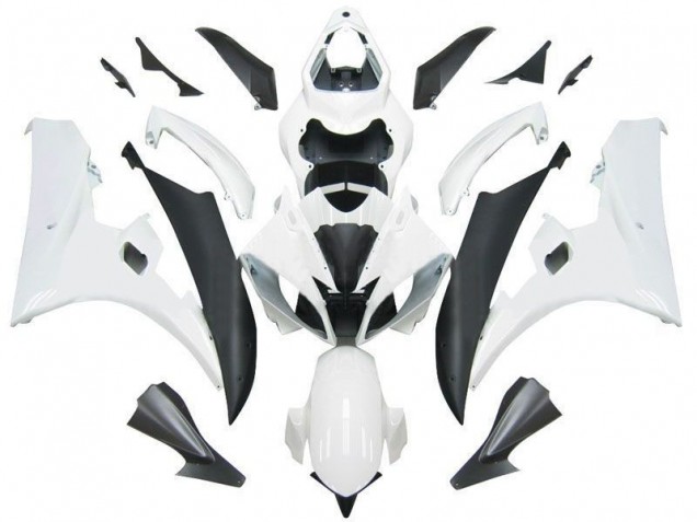 Kit Carénages Motos Complet R6 2006-2007 - Blanc Noir Vente en Gros Kit Carénages Motos Complet R6 2006-2007 - Blanc Noir Vente en Gros
