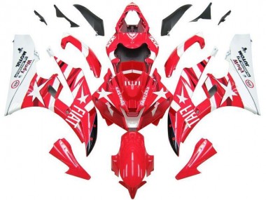 Carénage Moto R6 2006-2007 - Rouge Blanc Star Fiat Vente en Gros