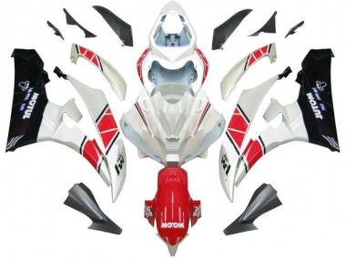 Carénage Moto R6 2006-2007 - Blanc Rouge Noir Vente en Gros
