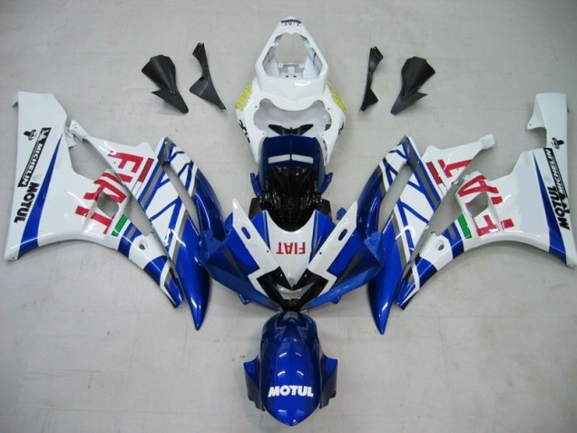 Carénage Moto R6 2006-2007 - Bleu Blanc Motul Rouge Fiat Vente en Gros Carénage Moto R6 2006-2007 - Bleu Blanc Motul Rouge Fiat Vente en Gros
