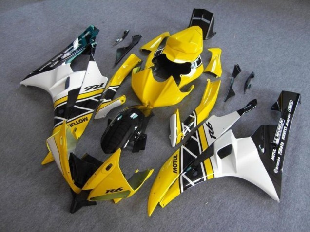 Carénage Moto R6 2006-2007 - Jaune Noir Vente en Gros Carénage Moto R6 2006-2007 - Jaune Noir Vente en Gros