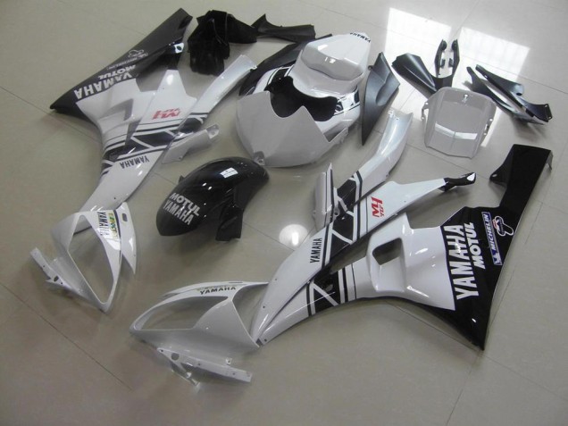 Carénages Moto R6 2006-2007 - Noir Blanc Vente en Gros Carénages Moto R6 2006-2007 - Noir Blanc Vente en Gros