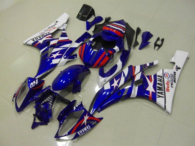 Carénage Moto R6 2006-2007 - Rouge Bleu Star Vente en Gros Carénage Moto R6 2006-2007 - Rouge Bleu Star Vente en Gros