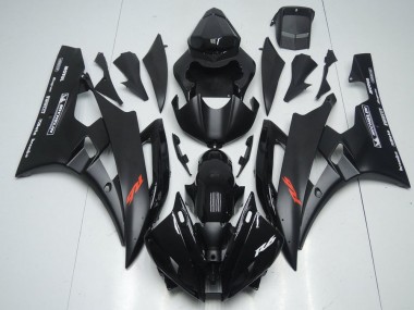 Carénage Moto R6 2006-2007 - Noir Mat et Noir Brillant Vente en Gros