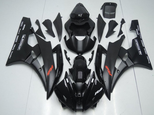 Carénage Moto R6 2006-2007 - Noir Mat et Noir Brillant Vente en Gros Carénage Moto R6 2006-2007 - Noir Mat et Noir Brillant Vente en Gros