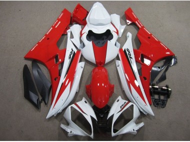 Carénage Moto R6 2006-2007 - Blanc Rouge Noir Décalque Vente en Gros
