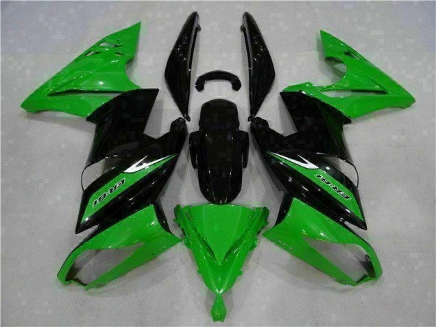 Carénages Moto EX650 2006-2008 - Vert Noir Vente en Gros Carénages Moto EX650 2006-2008 - Vert Noir Vente en Gros