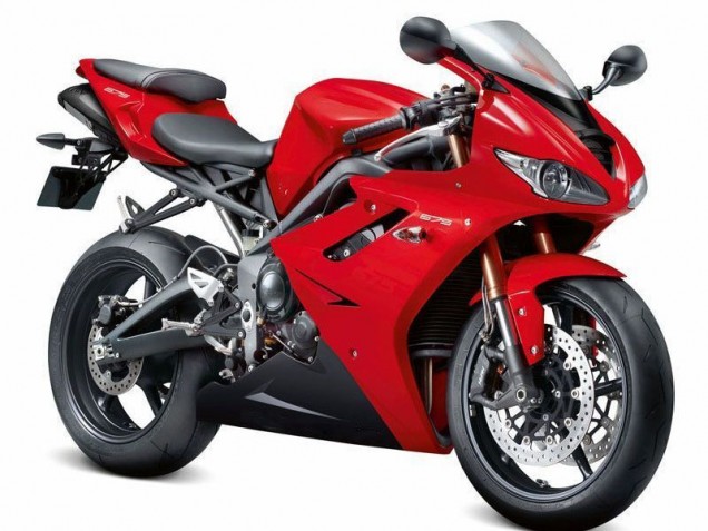 Carénage Moto Daytona 675 Triple 2006-2008 - Rouge Noir Vente en Gros Carénage Moto Daytona 675 Triple 2006-2008 - Rouge Noir Vente en Gros