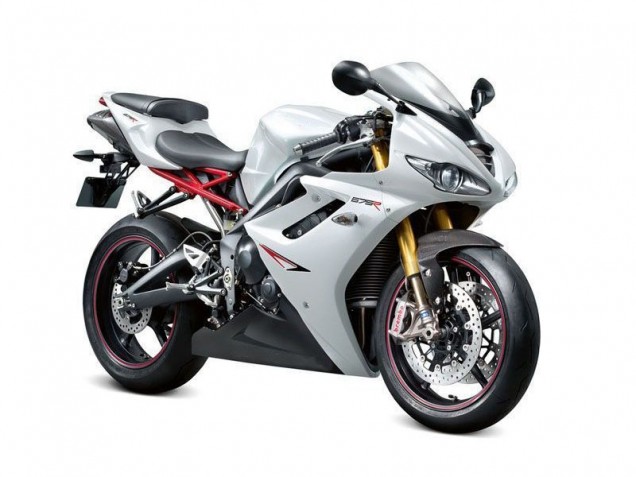 Carénage Moto Daytona 675 Triple 2006-2008 - Blanc Noir Vente en Gros Carénage Moto Daytona 675 Triple 2006-2008 - Blanc Noir Vente en Gros