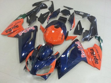 Carénage Moto RS 125 2006-2011 - Orange et Bleu Foncé Vente en Gros