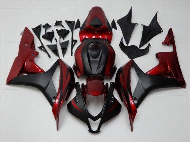 Carénages Moto CBR 600 RR 2007-2008 - Rouge Noir Vente en Gros