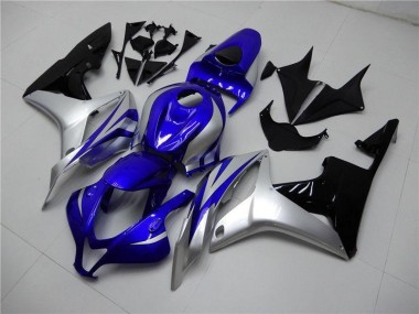 Carénage Moto CBR 600 RR 2007-2008 - Bleu Argent Noir Vente en Gros