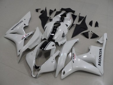 Carénage Moto CBR 600 RR 2007-2008 - Blanc Nacré avec Noir Bande Vente en Gros