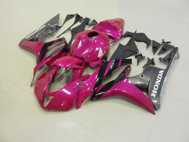 Carénage Moto CBR 600 RR 2007-2008 - Rose Gris Courses Vente en Gros