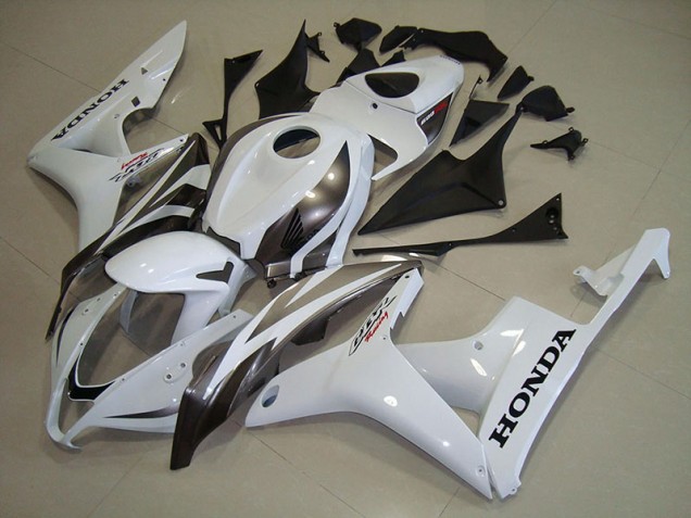 Carénage Moto CBR 600 RR 2007-2008 - Blanc Argent Vente en Gros
