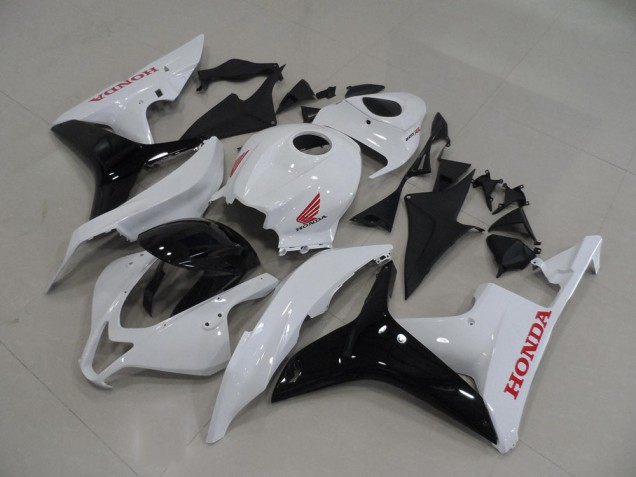 Carénage Moto CBR 600 RR 2007-2008 - Blanc Noir Vente en Gros Carénage Moto CBR 600 RR 2007-2008 - Blanc Noir Vente en Gros