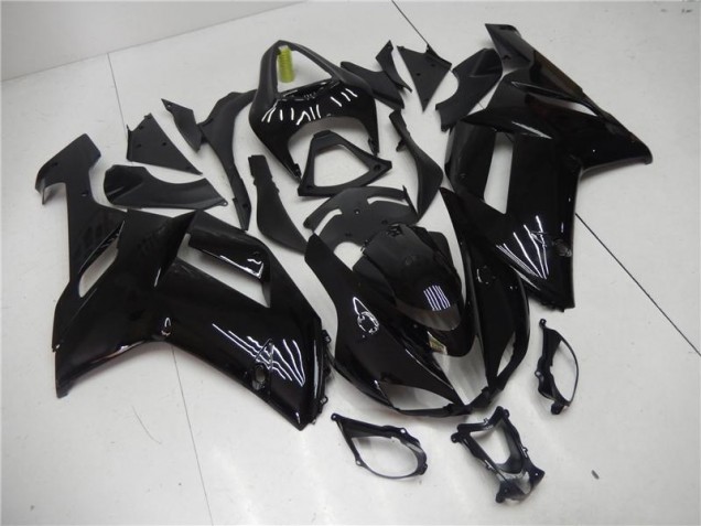 Carénages Moto ZX6R 2007-2008 - Noir Brillant Vente en Gros Carénages Moto ZX6R 2007-2008 - Noir Brillant Vente en Gros