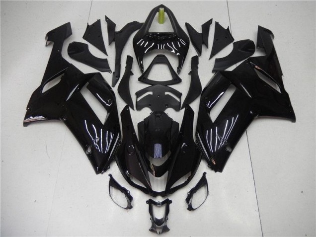 Carénages Moto ZX6R 2007-2008 - Noir Brillant Vente en Gros Carénages Moto ZX6R 2007-2008 - Noir Brillant Vente en Gros