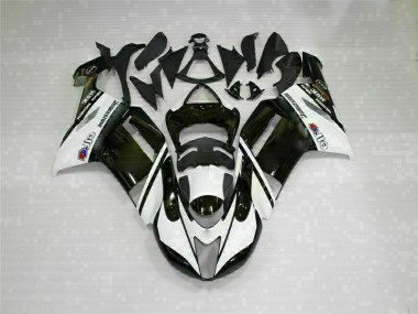 Carénages Moto ZX6R 2007-2008 - Noir Blanc Vente en Gros