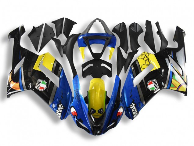Carénage Moto ZX6R 2007-2008 - Bleu Requin Vente en Gros Carénage Moto ZX6R 2007-2008 - Bleu Requin Vente en Gros