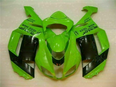 Carénage Moto ZX6R 2007-2008 - Vert Noir Dunlop Vente en Gros