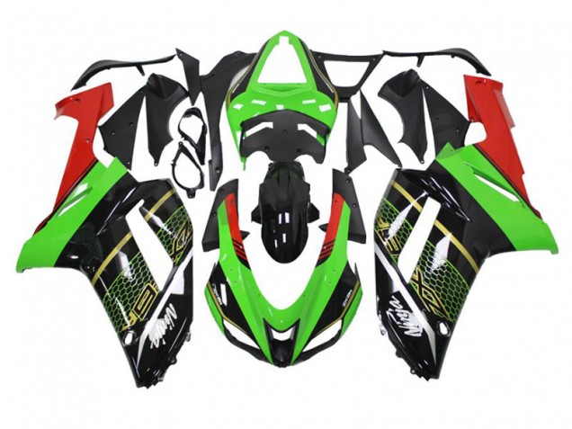 Carénages Moto ZX6R 2007-2008 - Vert Noir Vente en Gros Carénages Moto ZX6R 2007-2008 - Vert Noir Vente en Gros