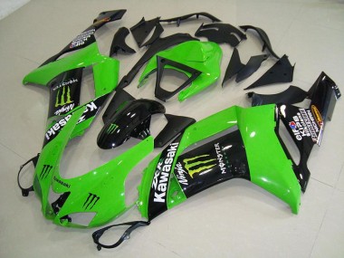 Carénage Moto ZX6R 2007-2008 - Monster Vert Vente en Gros