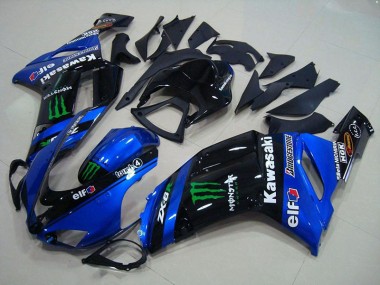 Carénage Moto ZX6R 2007-2008 - Bleu Monster Vente en Gros
