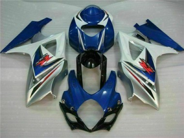 Kit Carénages Motos Complet GSXR 1000 K7 2007-2008 - Bleu Blanc Vente en Gros