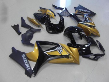 Carénage Moto GSXR 1000 K7 2007-2008 - Or Noir Vente en Gros