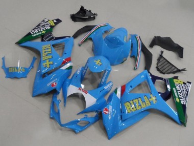 Carénage Moto GSXR 1000 K7 2007-2008 - Light Bleu Rizla Vente en Gros