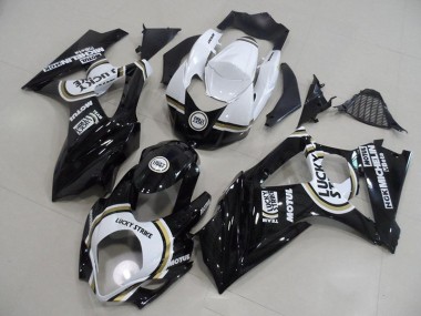Carénage Moto GSXR 1000 K7 2007-2008 - Noir Lucky Strike Vente en Gros