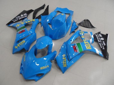 Carénage Moto GSXR 1000 K7 2007-2008 - Bleu Rizla Courses Vente en Gros