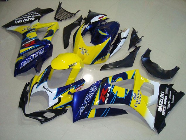 Carénage Moto GSXR 1000 K7 2007-2008 - Jaune Corona Vente en Gros Carénage Moto GSXR 1000 K7 2007-2008 - Jaune Corona Vente en Gros