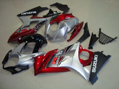 Carénage Moto GSXR 1000 K7 2007-2008 - Rouge Noir Argent Vente en Gros