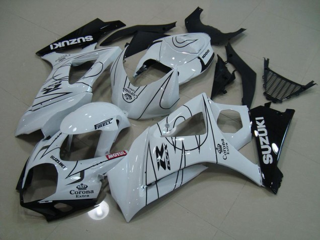 Carénage Moto GSXR 1000 K7 2007-2008 - Blanc Corona Vente en Gros Carénage Moto GSXR 1000 K7 2007-2008 - Blanc Corona Vente en Gros