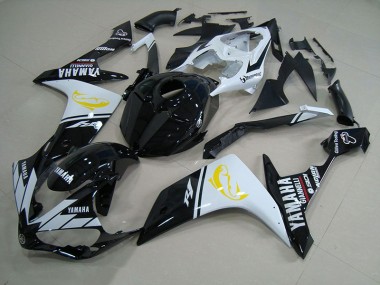 Carénage Moto R1 2007-2008 - Noir Blanc Dolphin Vente en Gros