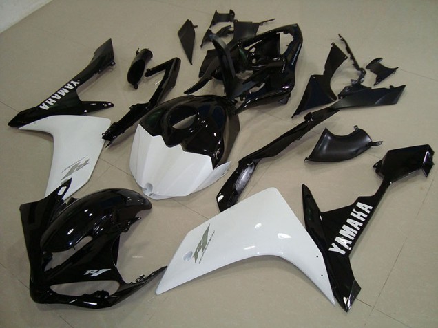 Carénage Moto R1 2007-2008 - Noir Blanc Or Vente en Gros Carénage Moto R1 2007-2008 - Noir Blanc Or Vente en Gros