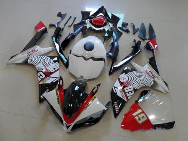 Carénage Moto R1 2007-2008 - Noir Blanc Rouge Vente en Gros Carénage Moto R1 2007-2008 - Noir Blanc Rouge Vente en Gros