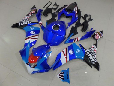 Carénage Moto R1 2007-2008 - Bleu Blanc Noir Décalque Vente en Gros